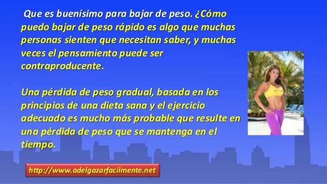 Algo Para Bajar De Peso