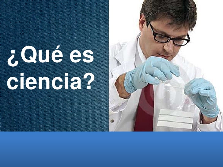 Que es ciencia