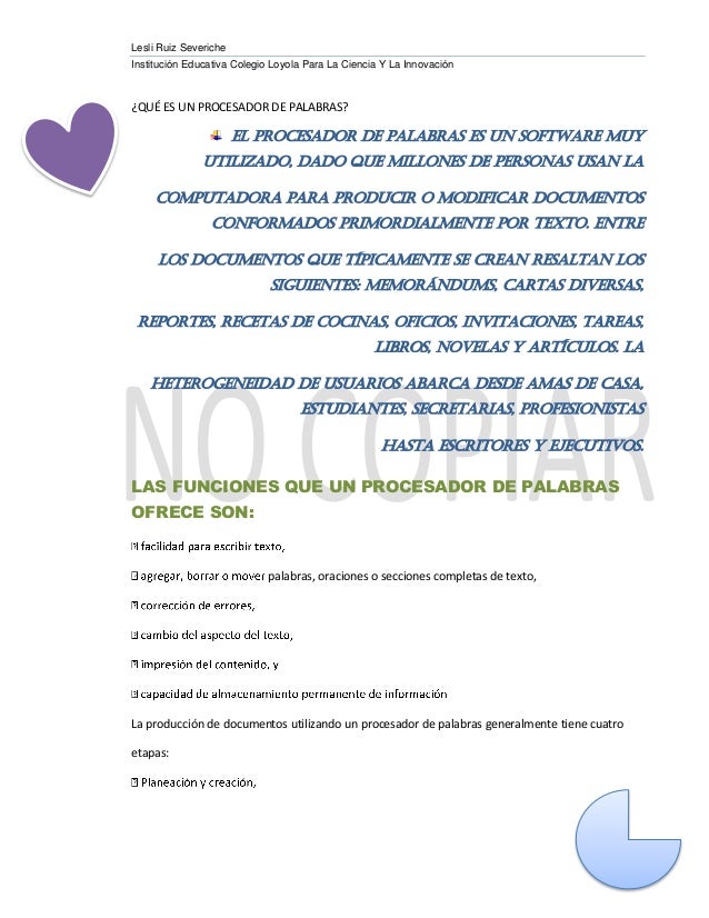 HISTORIA DE PROCESADOR DE PALABRAS historia de procesador de palabras: