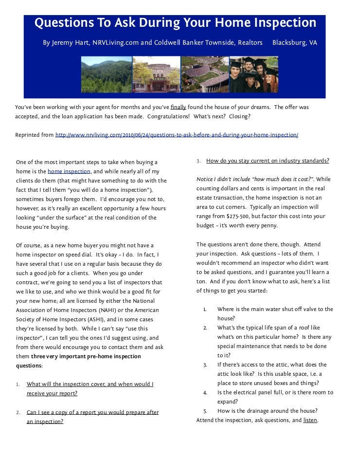 Home Insurance Inspection Checklist Home Insurance Inspection Checklist