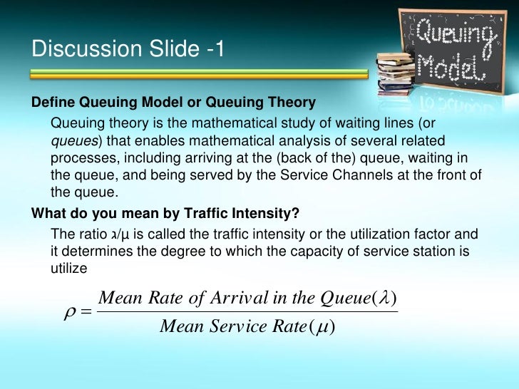queueing theory research papers Paper presents other cases when server utilization can equal 1, and at stanford mentioned the use of queueing theory to study the effect of. queueing theory research papers Paper presents other cases when server utilization can equal 1, and at stanford mentioned the use of queueing theory to study the effect of.