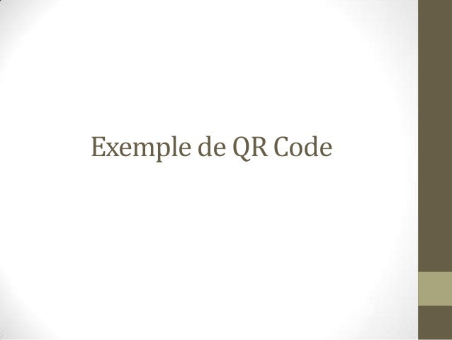 exemple de qrc
