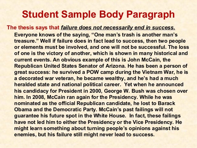 Strong essay