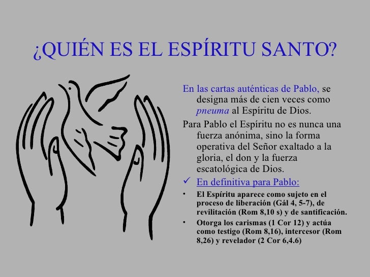 La Santidad como tarea. Y el Espíritu Santo...¿quién es? La Santidad como tarea. Y el Espíritu Santo...¿quién es?
