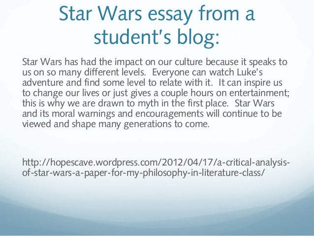 High School Experience Essay Today I Had Him Write A Compare Contrast Essay On Clone Troopers Vs Storm Troopers And English Short Essays also Obesity Essay Thesis Writing Academic Paper Best Thesis Writing Services Star Wars English As A Second Language Essay