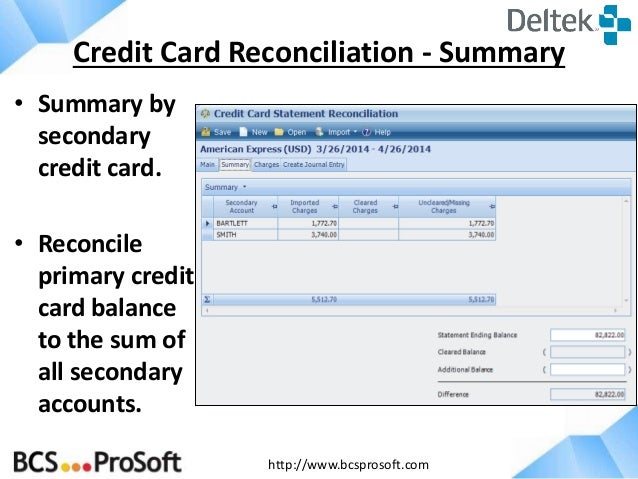 credit card reconciliation template