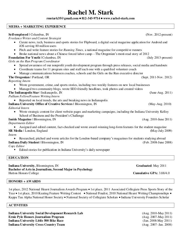 Denver resume