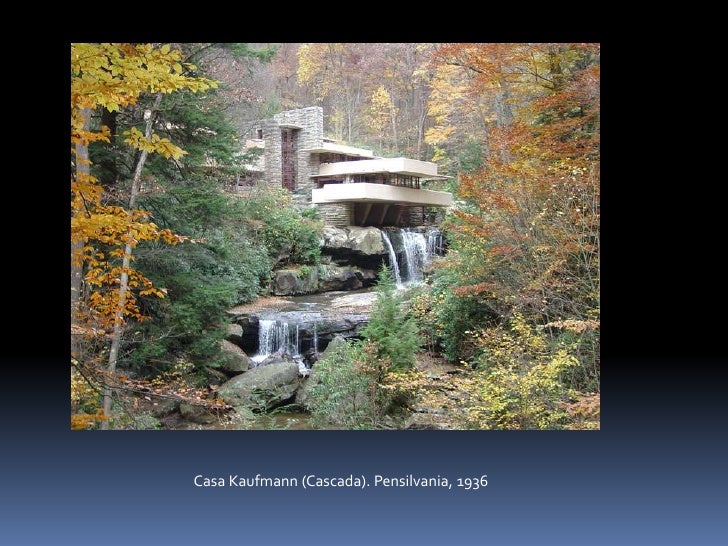 Casa Kaufmann (Cascada). Pensilvania, 1936