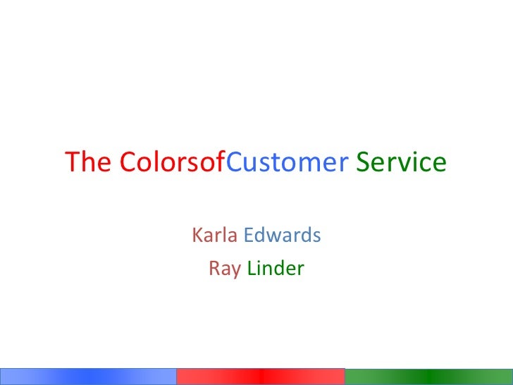 Customer service presentation pdf