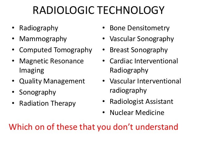 terminology rad radiography