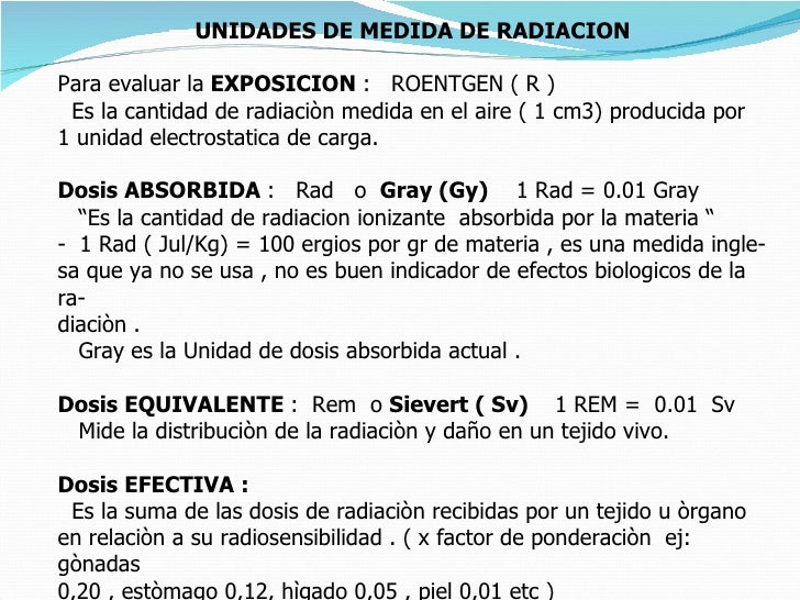 Radiacion