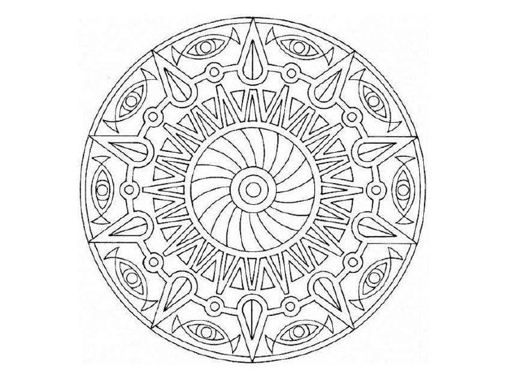 radial design coloring pages - photo #18