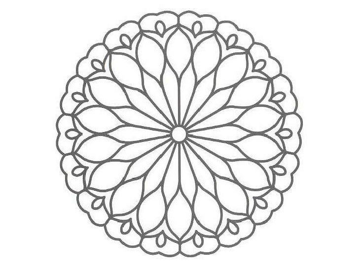 radial designs coloring pages - photo #8