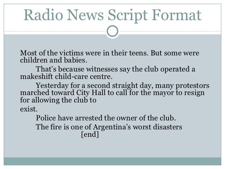 script writing format for tv news bulletin endesesyes 168447 vdyu info tv news script format