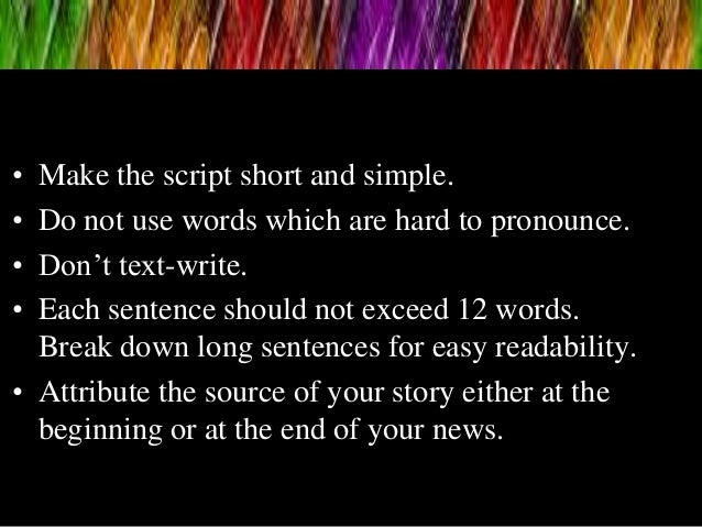 radio script writing radio script writing