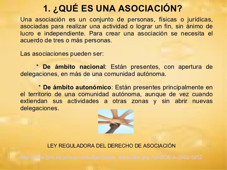 CÓMO CREAR UNA ASOCIACIÓN CÓMO CREAR UNA ASOCIACIÓN