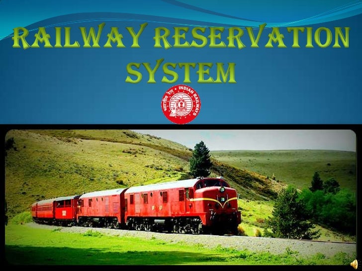 online-railway-reservation
