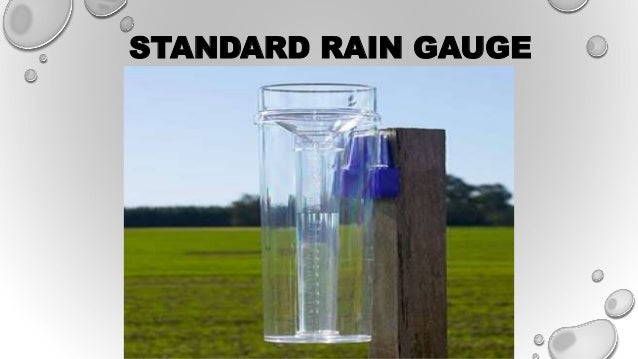 rain measuring meter