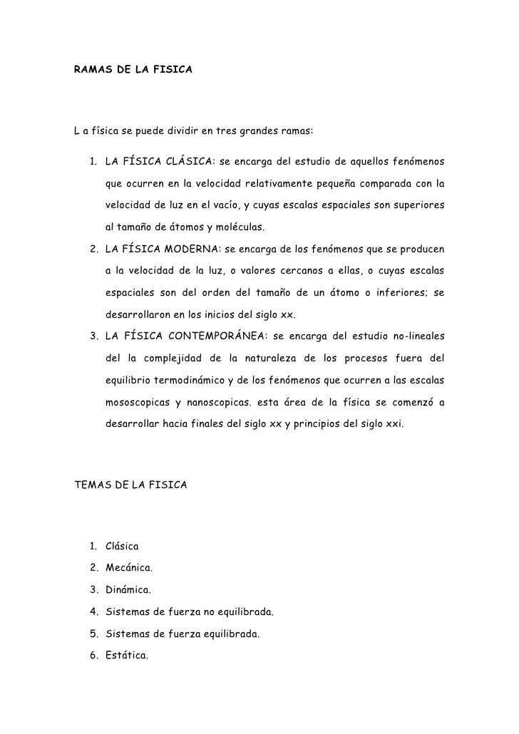 INICIO DE LA FISICA MODERNA inicio de la fisica moderna: