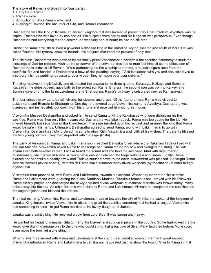 Ramayana topics picture