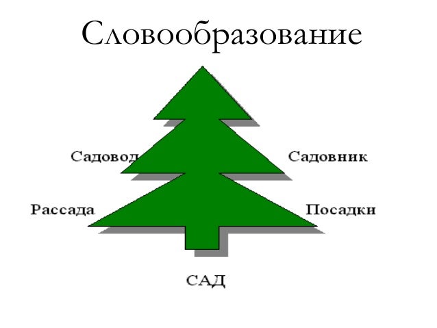 Словообразование рисунки Словообразование рисунки