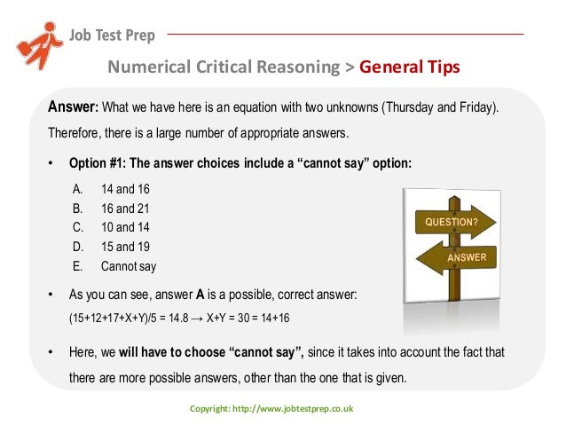 How to write critical thinking test questions