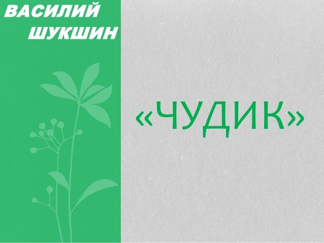 чудик шукшин скачать fb2