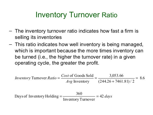 summary inventory turnover ratio formula example analysis inventory turnover ratio formula