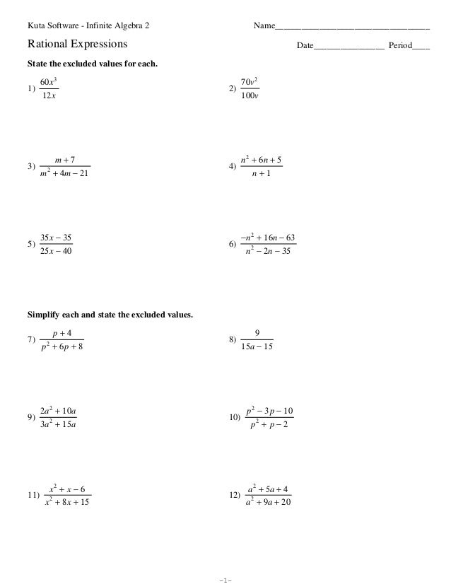 Solving Quadratic Inequalities Worksheet