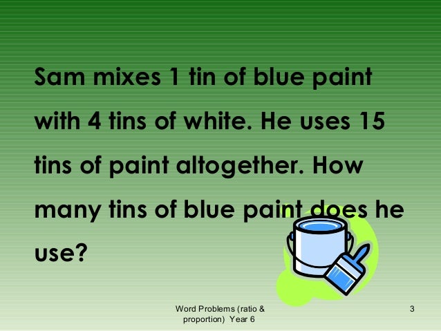 How To Solve A Proportion Word Problem