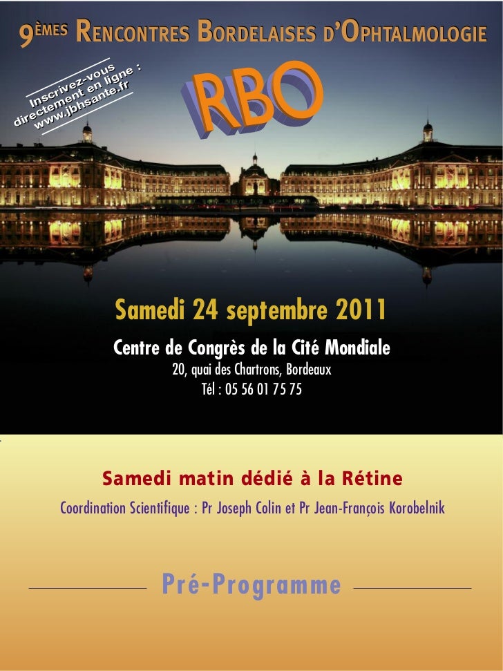 Rencontres bordelaises d'ophtalmologie