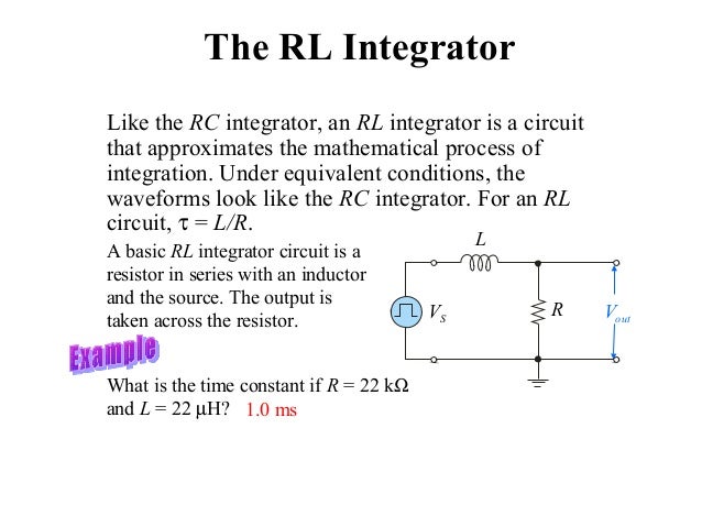 differentiator and integrator circuits differentiator and integrator circuits