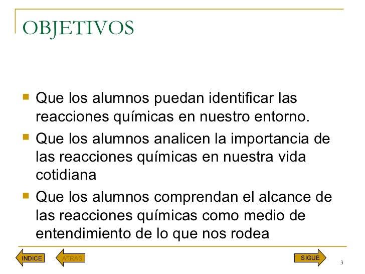 Reacciones quimicas