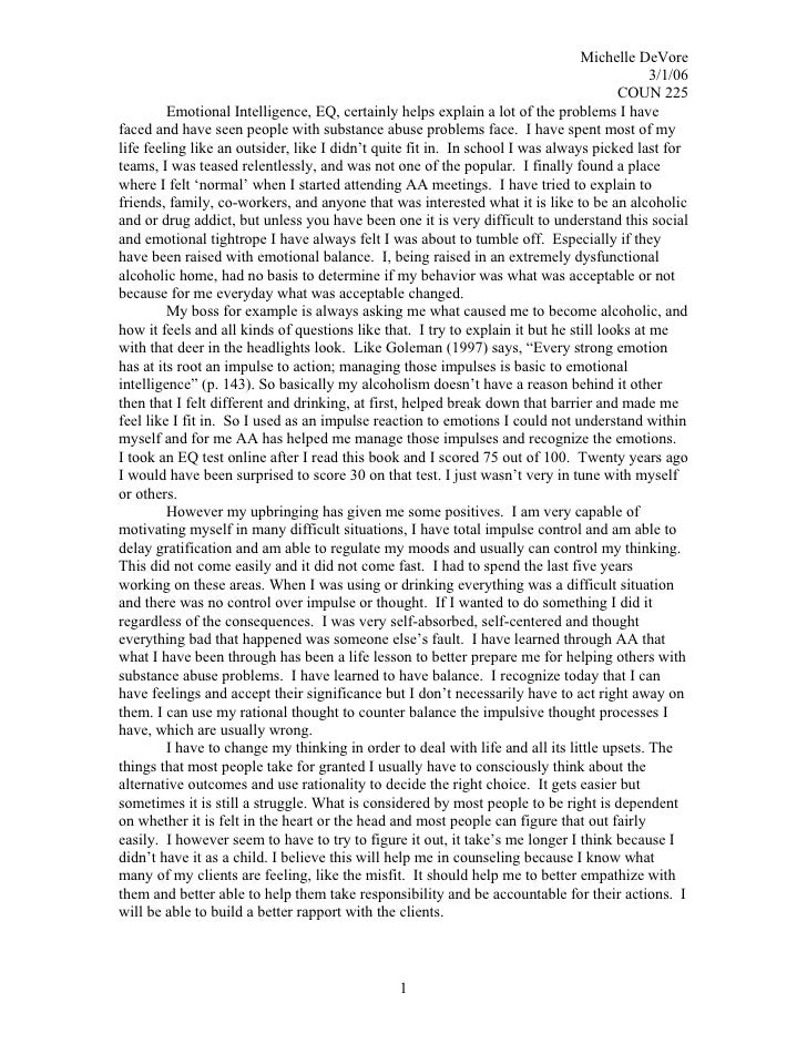 response essays examples