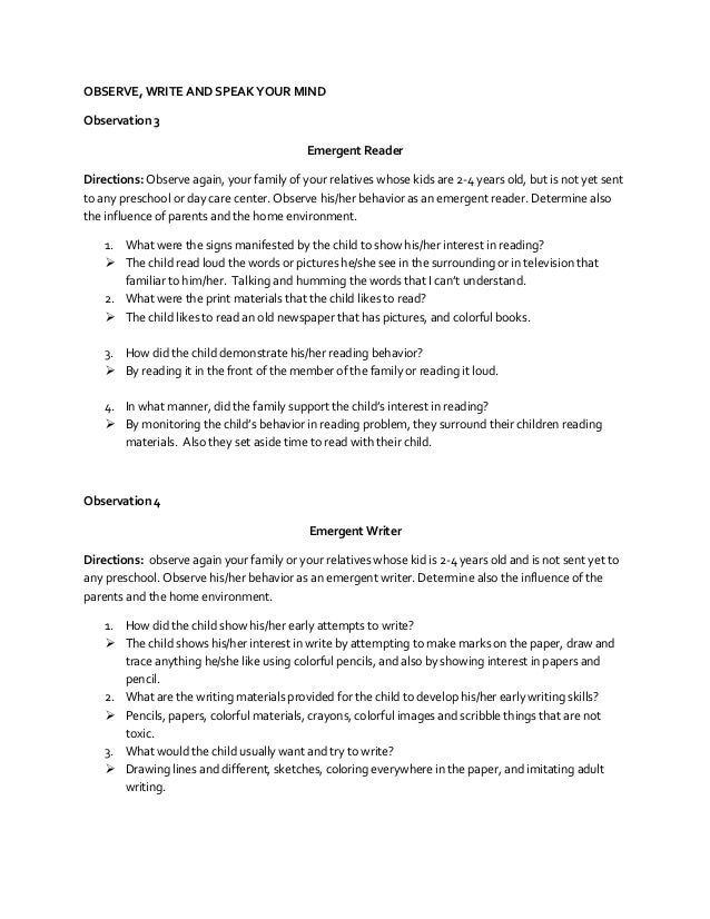 Essays about good parents