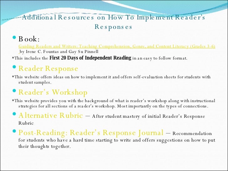 how to write a reading response how to write a reading response