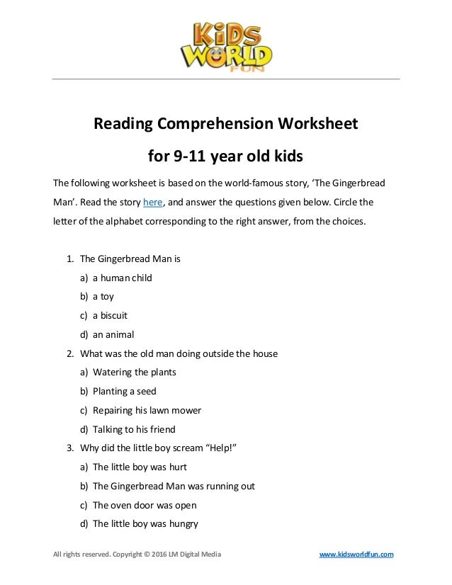 reading-comprehension-worksheet-for-9-11-years-old-kids