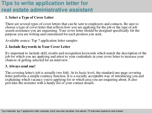 resume cover letter sample for administrative assistant job