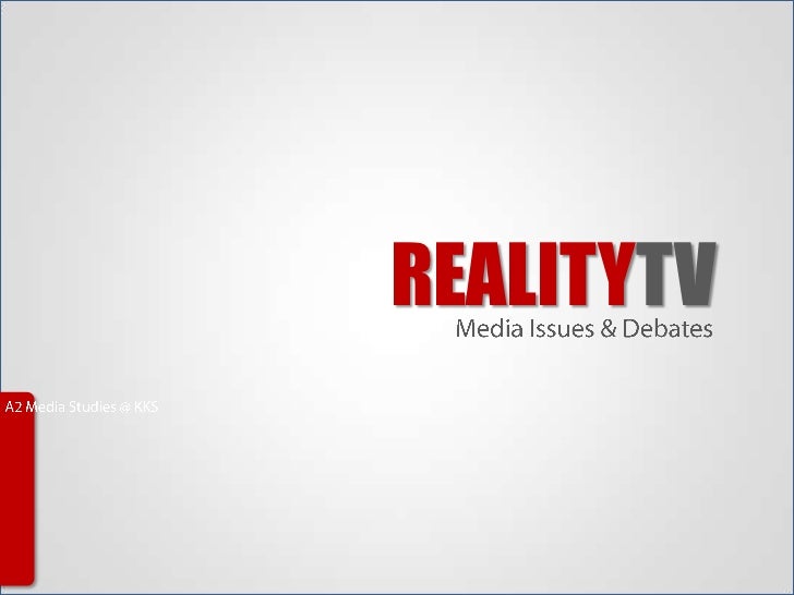 Reality tv essays