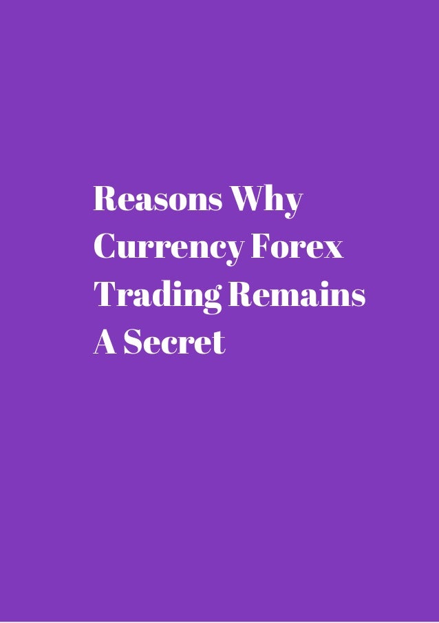 why learn forex trading