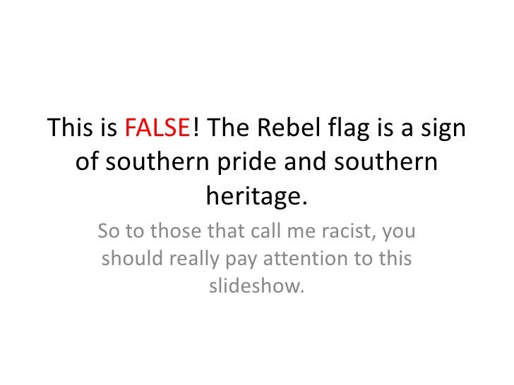 The Real Meaning of the Rebel Flag