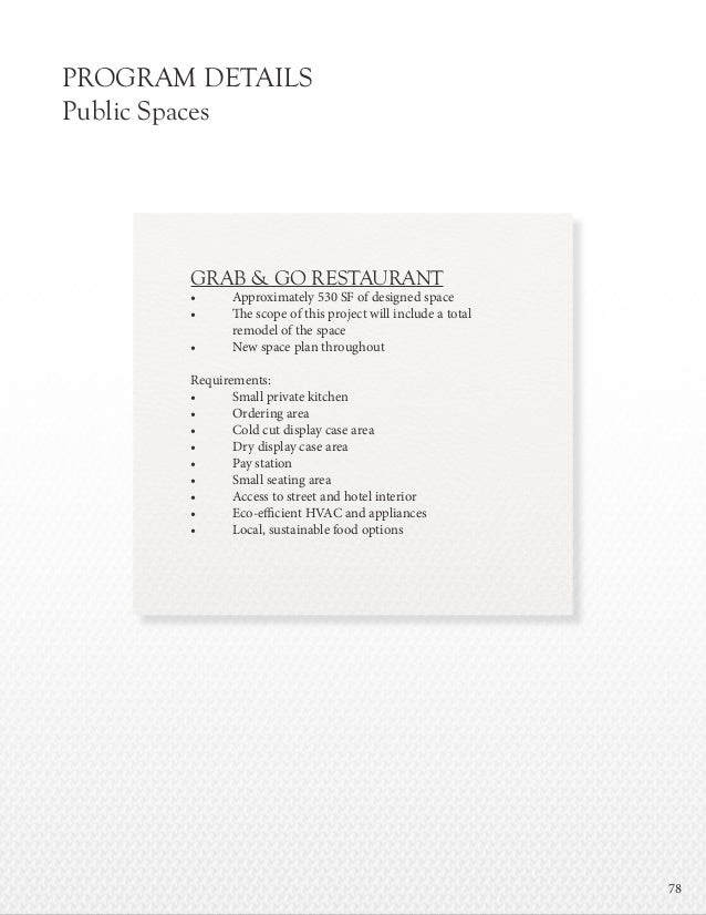 Hotel and restaurant services thesis