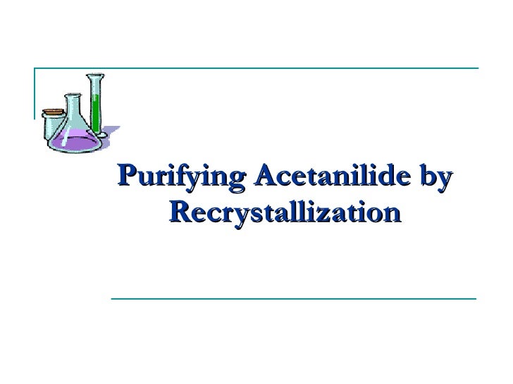preparation and recrystallisation aspirin 1 Computer 22 advanced chemistry with vernier 22 - 1 the synthesis and analysis of aspirin aspirin, the ubiquitous pain reliever, goes by the chemical name acetylsalicylic acid. preparation and recrystallisation aspirin 1 Computer 22 advanced chemistry with vernier 22 - 1 the synthesis and analysis of aspirin aspirin, the ubiquitous pain reliever, goes by the chemical name acetylsalicylic acid.