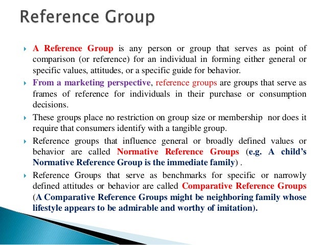 What Is Reference Group