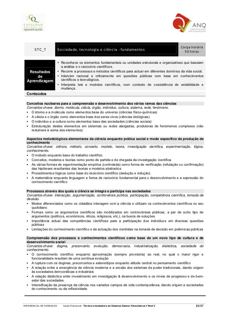 Referencial cursos