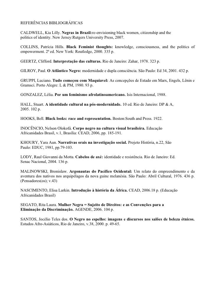 Referencias bibliograficas artigo