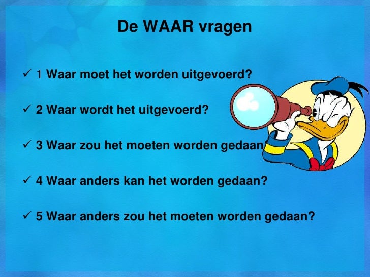 Reflecteren 6 w's & 1x h