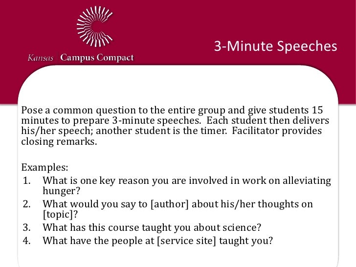 3 minute informative speech about bullying What are the best informative and interesting topics for 3 minute non time your speech while practicing, and practice until your time is around 3 minutes. 3 minute informative speech about bullying What are the best informative and interesting topics for 3 minute non time your speech while practicing, and practice until your time is around 3 minutes.