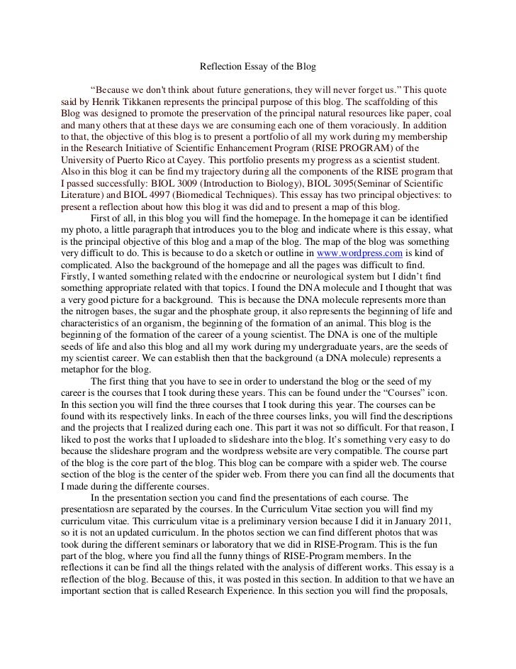 gibbs reflective essay example