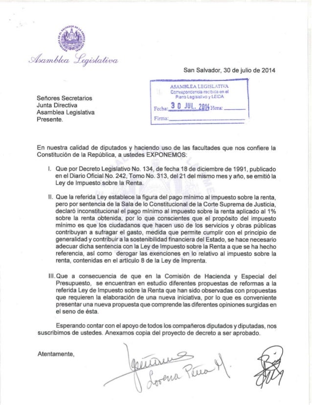 LA LEY DE IMPUESTO SOBRE LA RENTA la ley de impuesto sobre la renta: